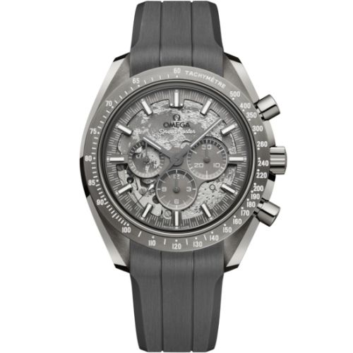 Omega Speedmaster Moonwatch Grey Side of the Moon / Rubber